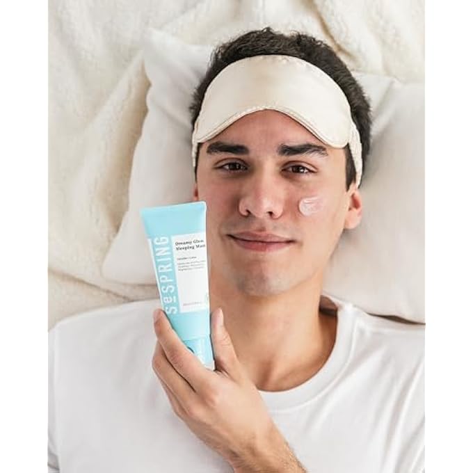 SeSpring SEPSRING DREAMY GLOW SLEEPING MASK, KOREAN FACE MASK, FORMULATED WITH CAMELLIA, LOTUS, AND HYALURONIC ACID, KOREAN SKINCARE, CLEAN BEAUTY, VEGAN, CRUELTY FREE, KOREAN BEAUTY PRODUCTS, 3.38 FL OZ - Image 4